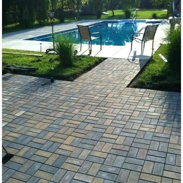 Double Basketweave Pattern Patio